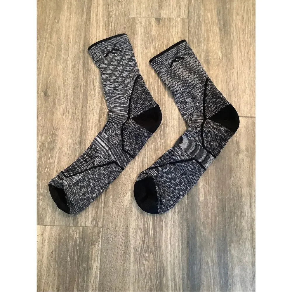 Darn Tough Men's XL Space Gray Light Hiker Micro Crew Socks Outdoor Hiking E5-4